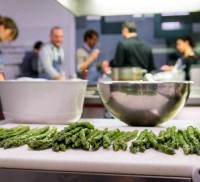 A bowl in a cooking class in Venice, Italy